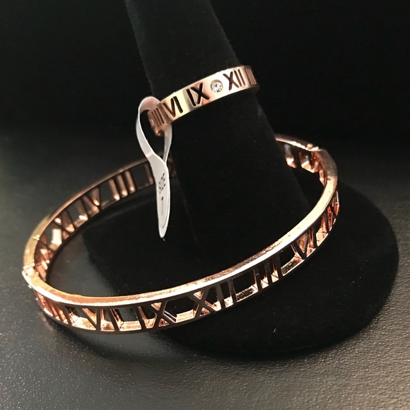 Jewelry - 🔥  BUNDLE TODAY ONLY🔥 Rose Gold Bangle/Ring🔥